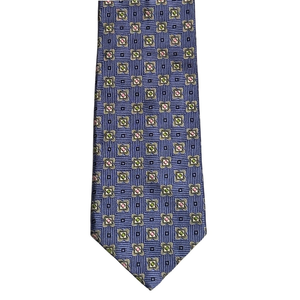 Mark Pendleton 100% Silk Tie Handmade in Italy Periwinkle Blue‎ 3.625" Wide